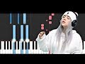 Billie Eilish - I Love You (Piano Tutorial)