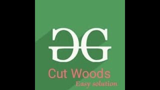 Cut Woods | GFG | Hard Level Problem | Java | Binary Search
