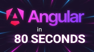 Angular in 80 seconds!