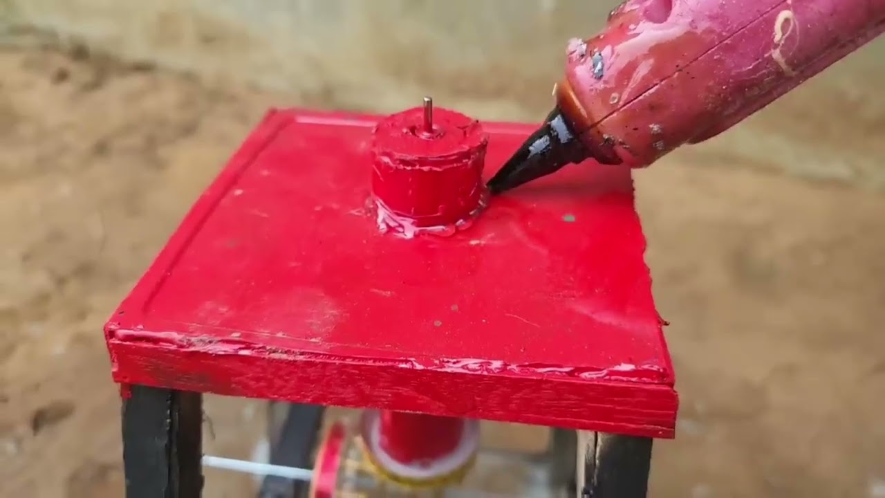 How to make mini water windmill system | Science project 