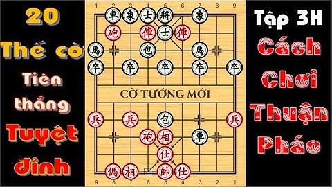 20 THẾ CỜ KHAI CUỘC TIÊN THẮNG TUYỆT ĐỈNH 3H