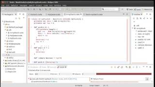Finishing the Stack using Scala