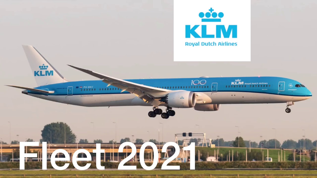 KLM Fleet January 2021
