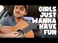 Girls just wanna have fun cyndi lauper guitar tutorial