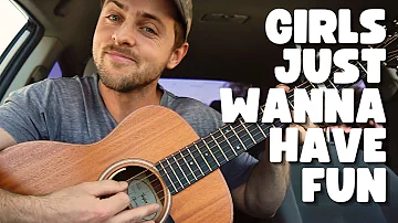 Girls Just Wanna Have Fun Cyndi Lauper Guitar Tutorial