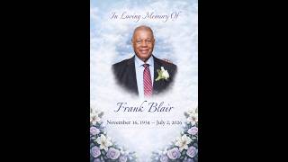 In Loving Memory of Frank Welton Blair Sr.