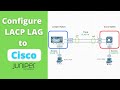Configure LACP LAG between Juniper and Cisco Switch | Quick Labs