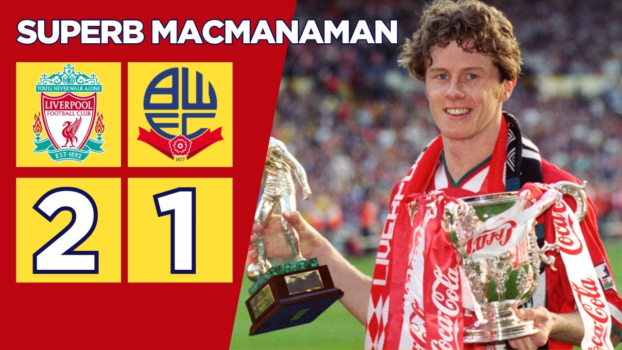 Liverpool vs Bolton Wanderers 2-1 1995 | Coca Cola Cup Final 1994/1995 | Extended Highlights