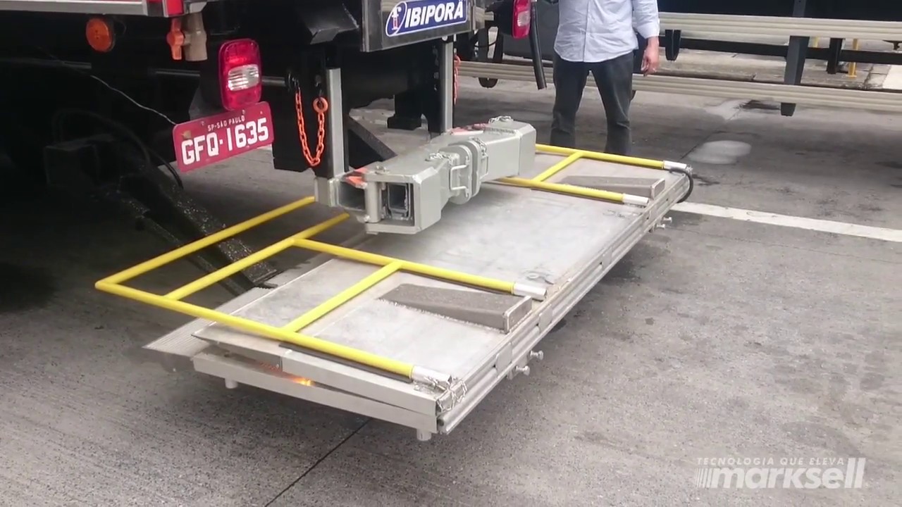 Plataforma Veicular Retrátil MKS Marksell - Operação