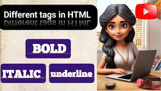 BOLD, ITALIC AND UNDERLINE TAGS IN HTML #html #programinglanguage #htmltags