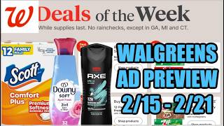 WALGREENS AD PREVIEW 2 15 2 21