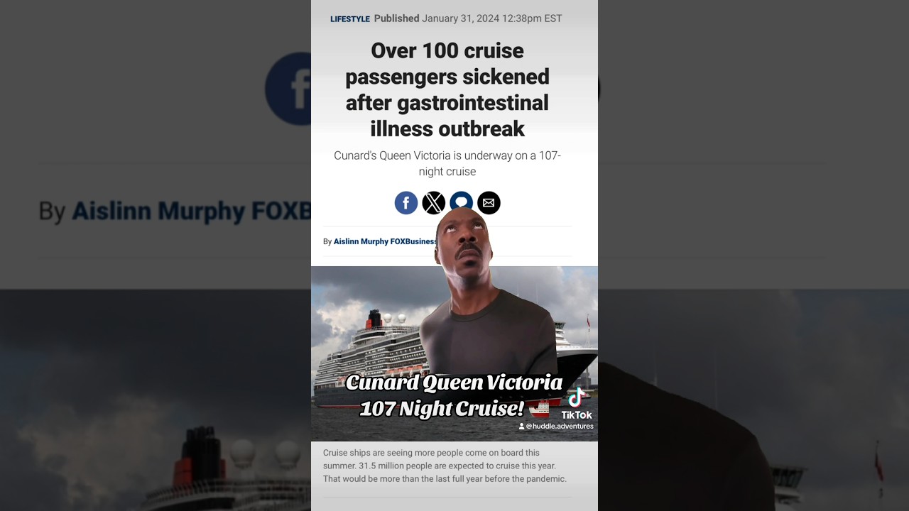Norovirus Outbreak on Cunard Cruise Ship๐ข๐คฎ #cruisenews #cruisevlog #cruiseship #outbreak #trending