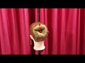 Four Roll Bun Hairstyle For Saree | The Hair Affair
