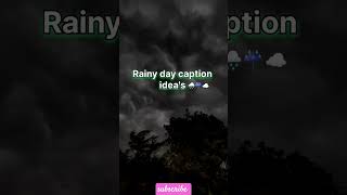 rainy day caption ideas ll instagram post ll #trending #love #status #viral