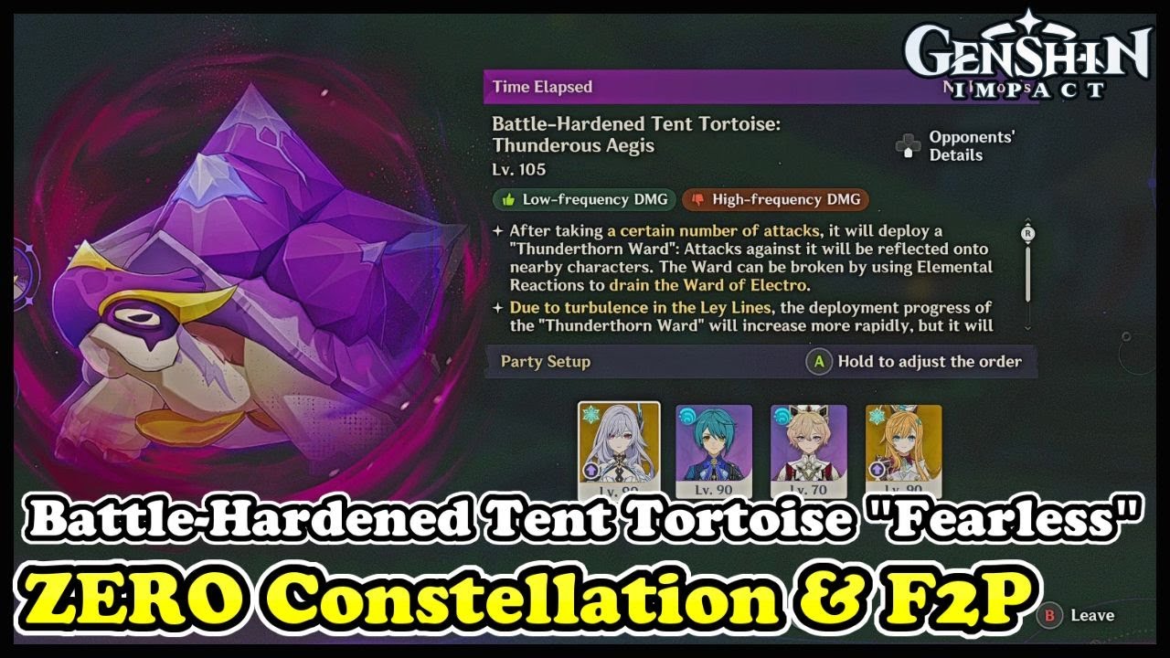 Stygian Onslaught "Fearless" Battle-Hardened Tent Tortoise | Genshin Impact 5.8