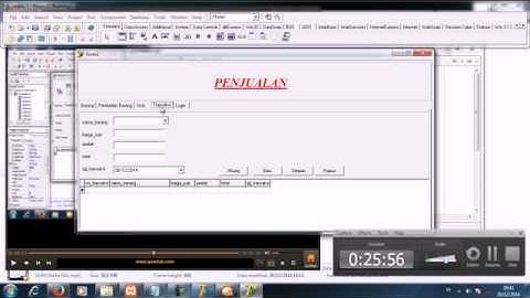 cara membuat aplikasi penjualan sederhana dengan delphi7