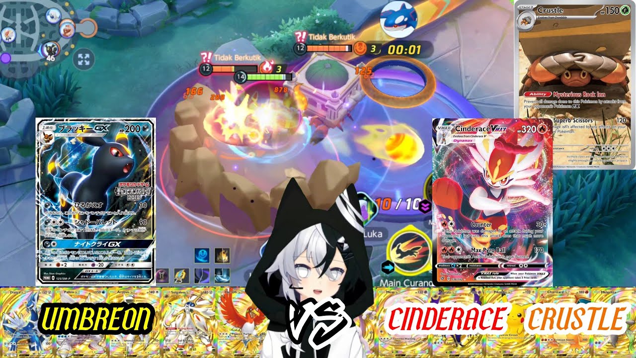 Umbreon Is Slow… But Hits INSANELY Hard! 😱 | Pokémon Unite Ranked | VTuber Cinematic Battle