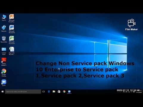 Convert Non service pack windows 10 to service pack windows 10