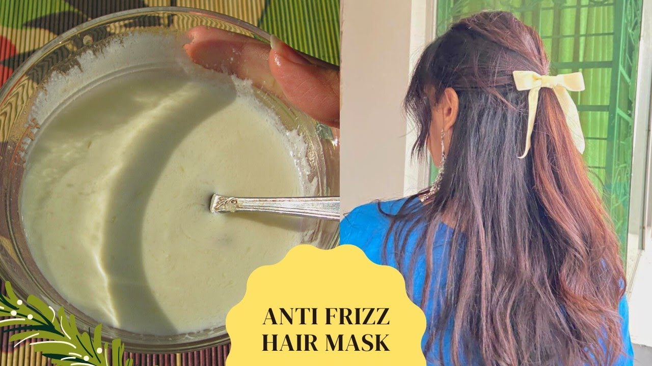 HOW TO CONTROL FRIZZY HAIR DAY WINTER HAIR MASK YOGURT HAIR MASK