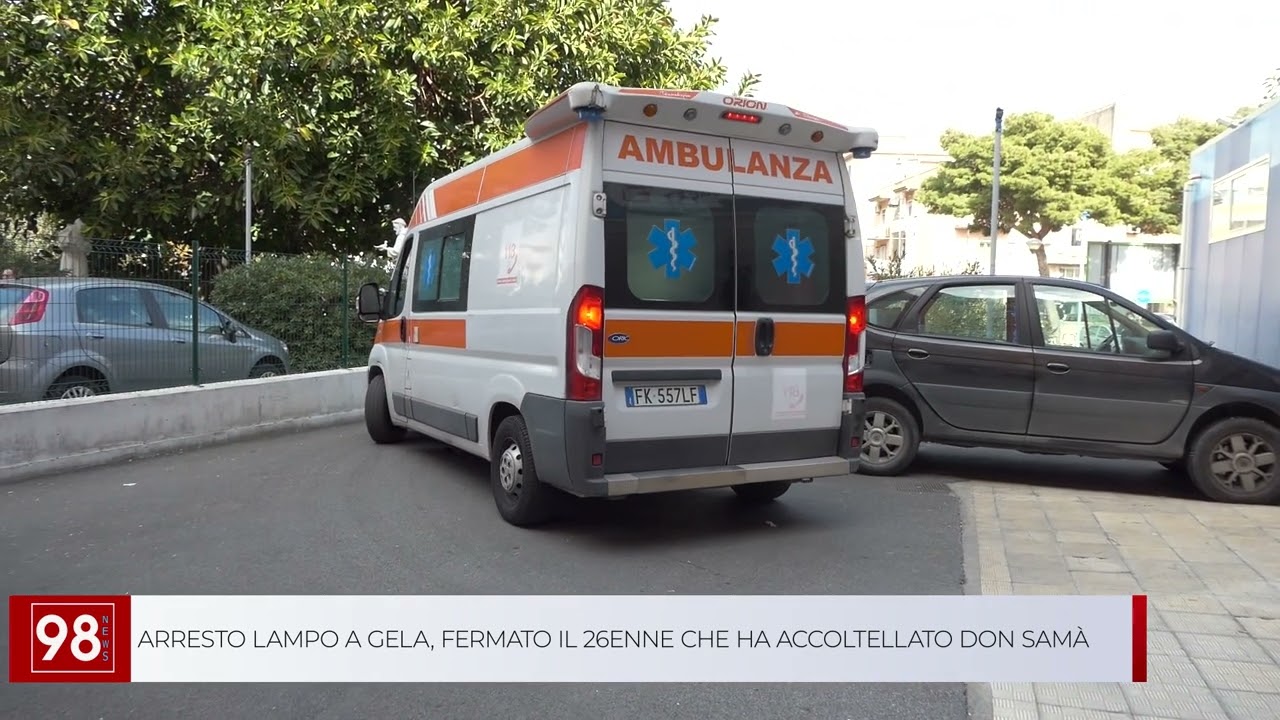 ARRESTO LAMPO A GELA, FERMATO IL 26ENNE CHE HA ACCOLTELLATO DON SAMÀ