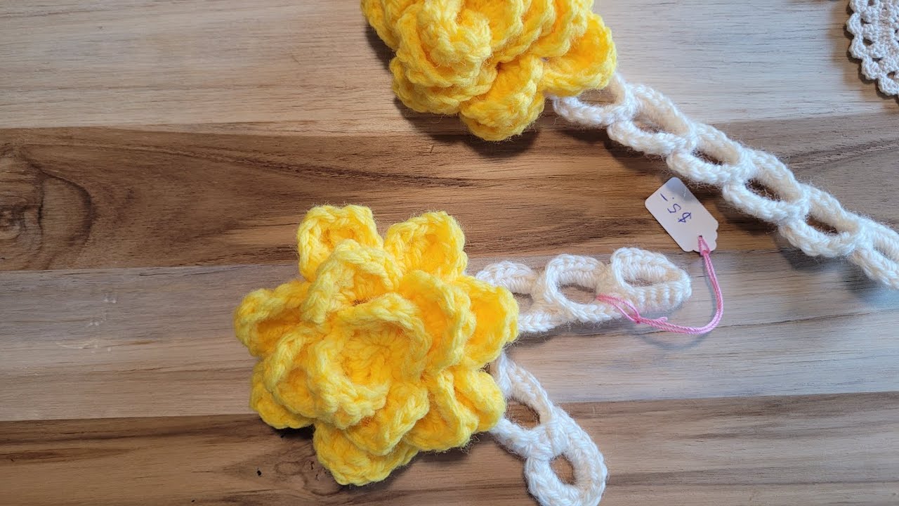 Crochet flower charm ✨️