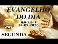 EVANGELHO DO DIA 14/09/2020 A CRUZ! PODEROSA ORAÇÃO DA MANHÃ DIÁRIA HOMILIA DE HOJE JOÃO 3,13-17