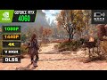 RTX 4060 | Horizon Forbidden West Performance Review 1080P, 1440P, 4K, DLSS 3