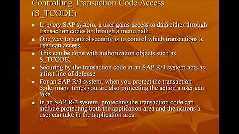 12. Critical Authorization Objects - Part 2