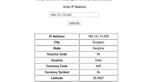 Get location from an IP address, IPinfo API and PHP and send ip result to email