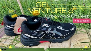 Asics Gel Venture 6 | unboxing and on feet | Azo Edition