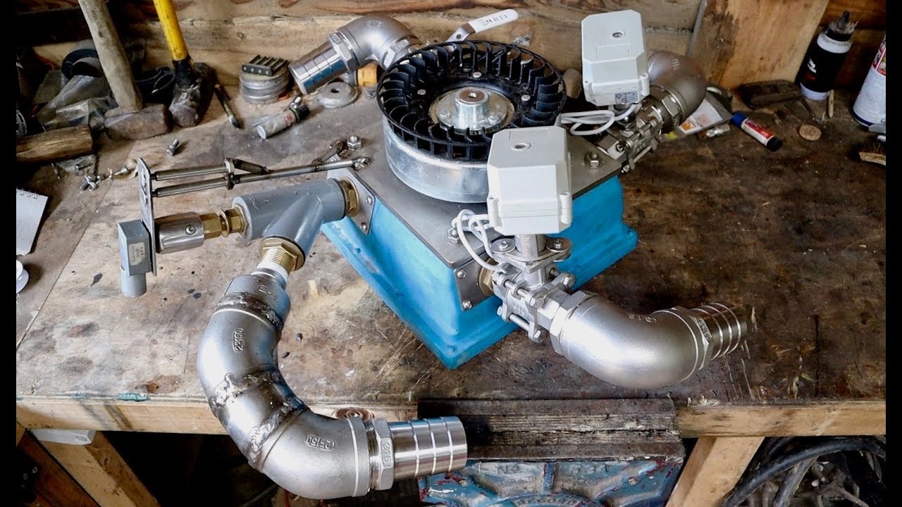 4 Nozzle Off Grid Micro Hydro Turgo Turbine  Part 6 Valve Actuators, Controler, Fittings