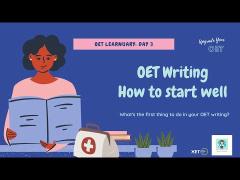 OETLearnuary Challenge: Starting your OET Letter Effectively