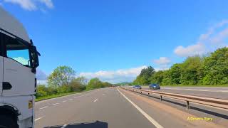 UK Road Trip: A5 Westbound Drive from M54 Junction 6 to Preston Island, Telford in 4K