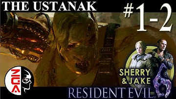 Resident Evil 6: SHERRY / JAKE 1-2 The Ustanak [PS4 Gameplay / Walkthrough] - No Commentary