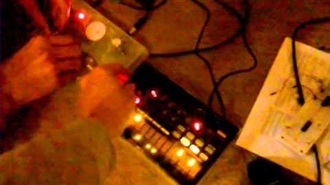 Analog Ordnance Drone Machine + 8-Step Sequencer + Korg Volca Beats