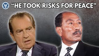 Richard Nixon On Egyptian Leader Anwar Sadat