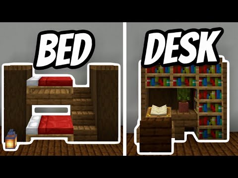 15 BEDROOM BUILD HACKS AND IDEAS IN MINECRAFT