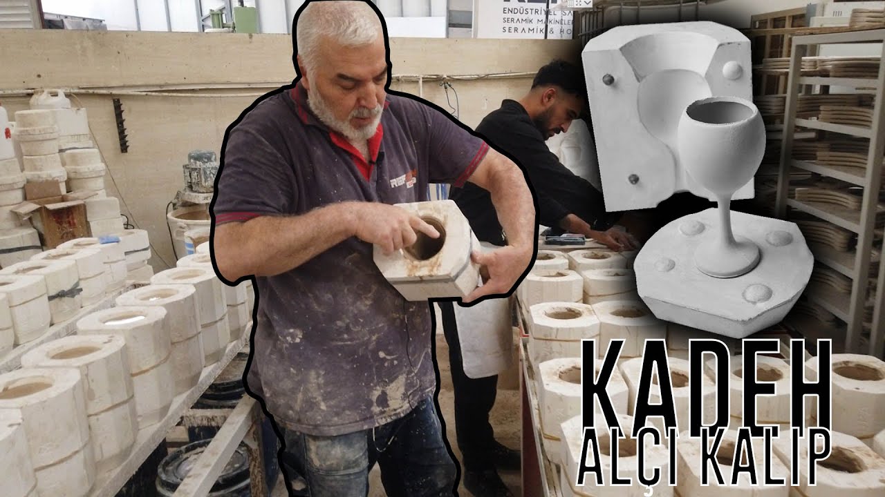 Alçı Kadeh Döküm Ayrıntıları /Plaster Molds