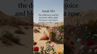 Isaiah 35:1 Bible Verse #bibleproject #biblestudy #bibleverse #jesuslovesyou