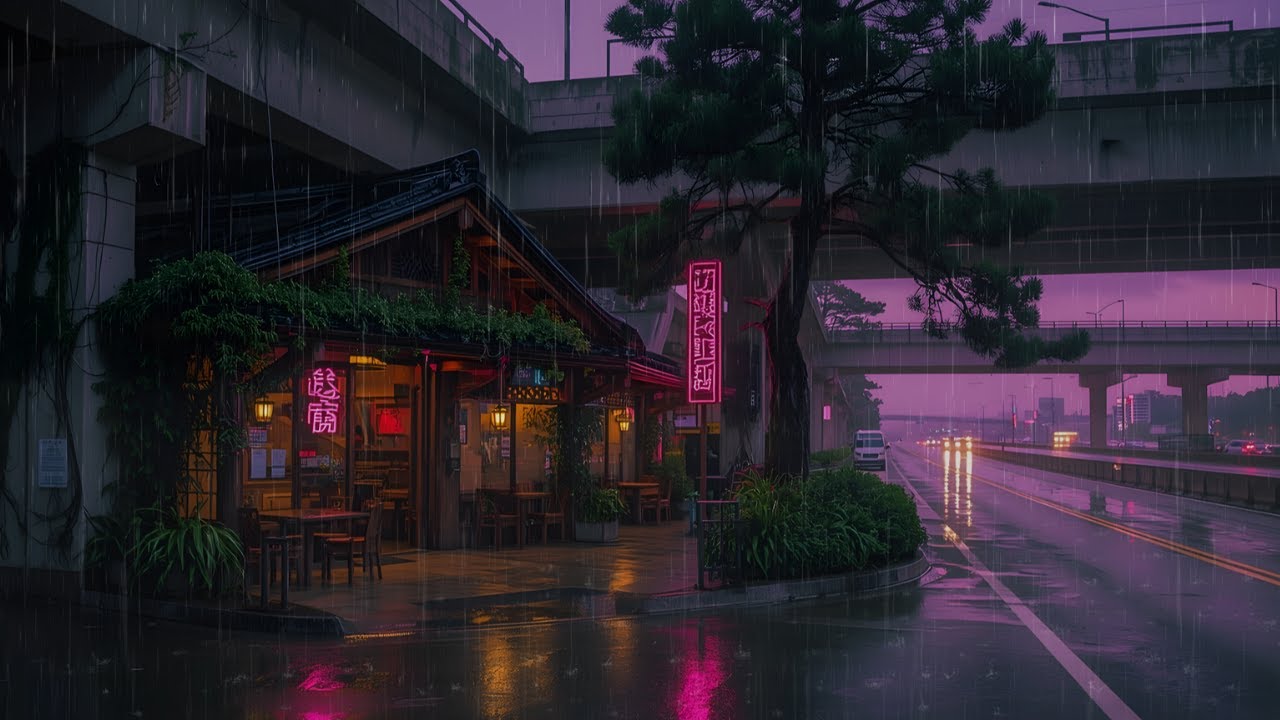 Alone at 3 AM in Tokyo 🌃 | Calm After Rain Ambience