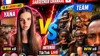 😲 YANA vs Team Battle 🔥 | Intense TikTok Live Match Highlights