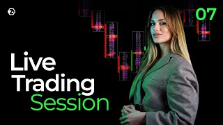 Live Trading Session with ATAS Expert
