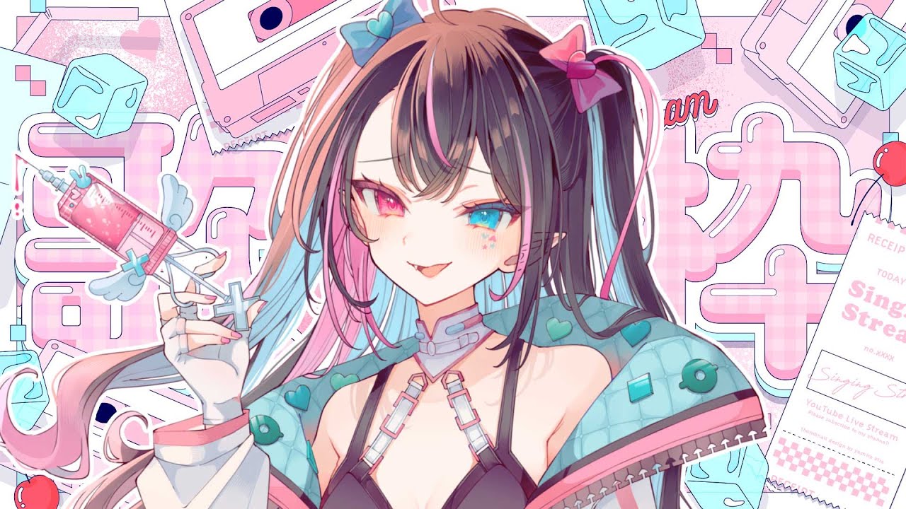 【 歌枠/Karaoke 】初見歓迎💗2Hで同接200目標💗KAWAII曲多めノンジャンル歌枠【バツ子/Vtuber】#邂逅バツ子チャン