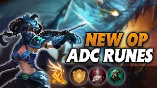 The NEW OP BEST ADC Rune Page from Korean Challenger (Crazy Lifesteal)