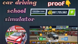 How to hake car driving school simulator(EVERYTHING UNLOCKED WITH PROOF) screenshot 5