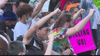 Day 4 of George Floyd protests in downtown Greensboro