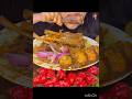 ASMR EATING SPICY 🔥 MUTTON CURRY #mukbang #asmreating #youtubeshort #muttonfry #eatingshow #asmr