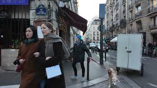 Paris Winter Style ❄️🇫🇷 | Beautiful Streets of Paris in Winter | 4K SLOW TV