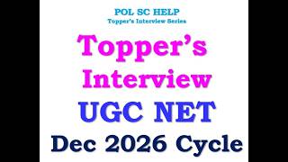 Interview with UGC NET Political Science-  Dec 2025 Cycle - Successful Students &amp; toppers