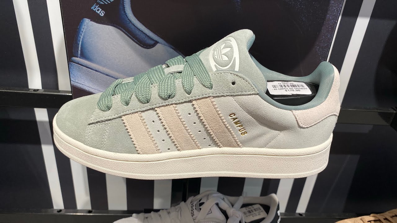 Adidas Campus 00s (Silver Green/ Off White/ Linen Green) - Style Code:  JI3174